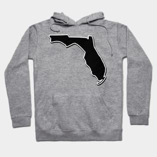 Black Florida Outline Hoodie